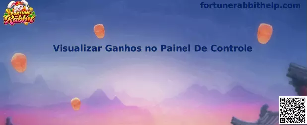 Visualizar Ganhos no Painel De Controle - Fortune Rabbit