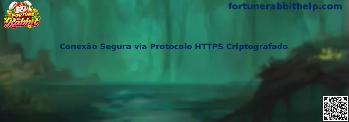 Ilustração sobre conexão segura via protocolo HTTPS criptografado no Fortune Rabbit