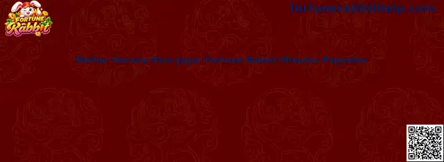 Guia sobre melhor horário, minutos pagantes e jogo responsável no Fortune Rabbit